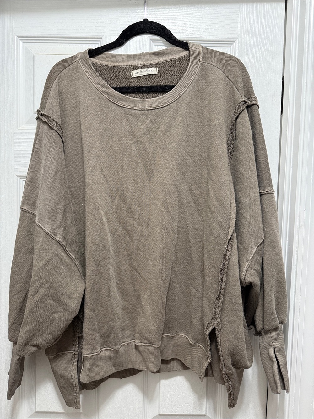 Free People Camden Sweatshirt Mushroom